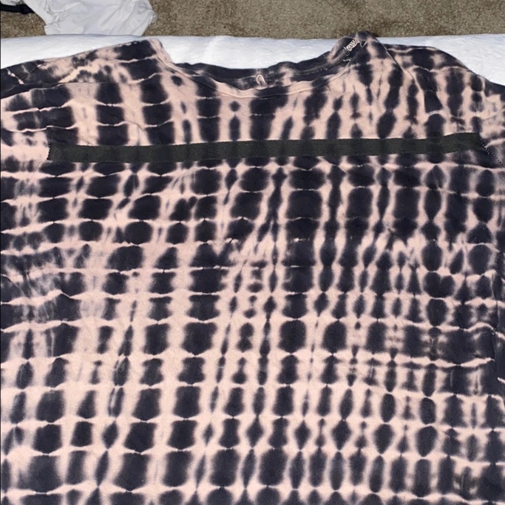 Tie die long shirt unisex
